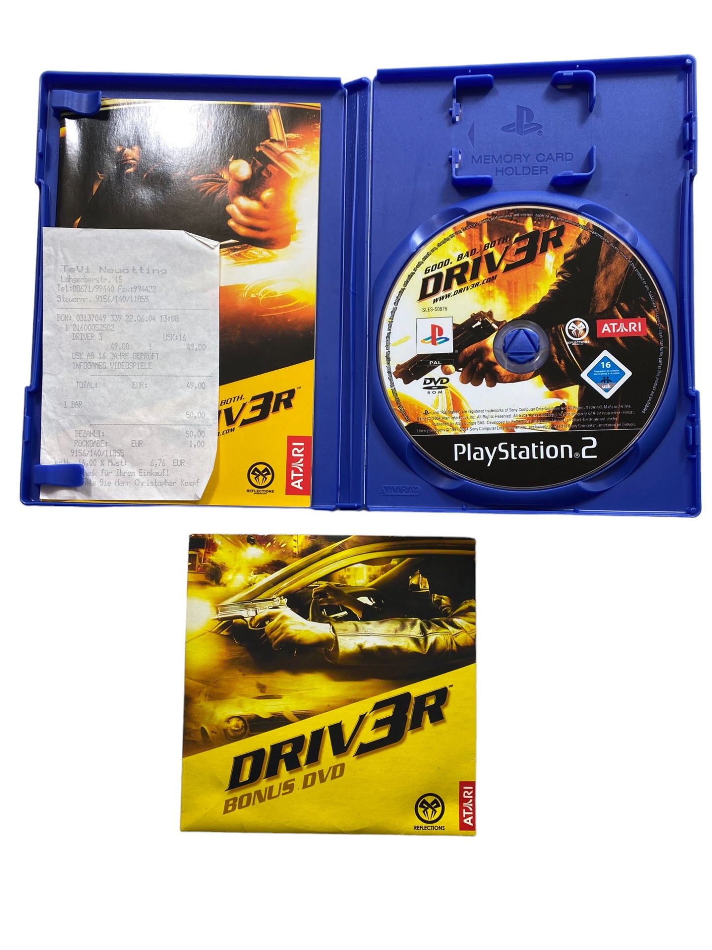 PS2 - Driv3r - PlayStation 2 (inkl. Bonus-DVD)