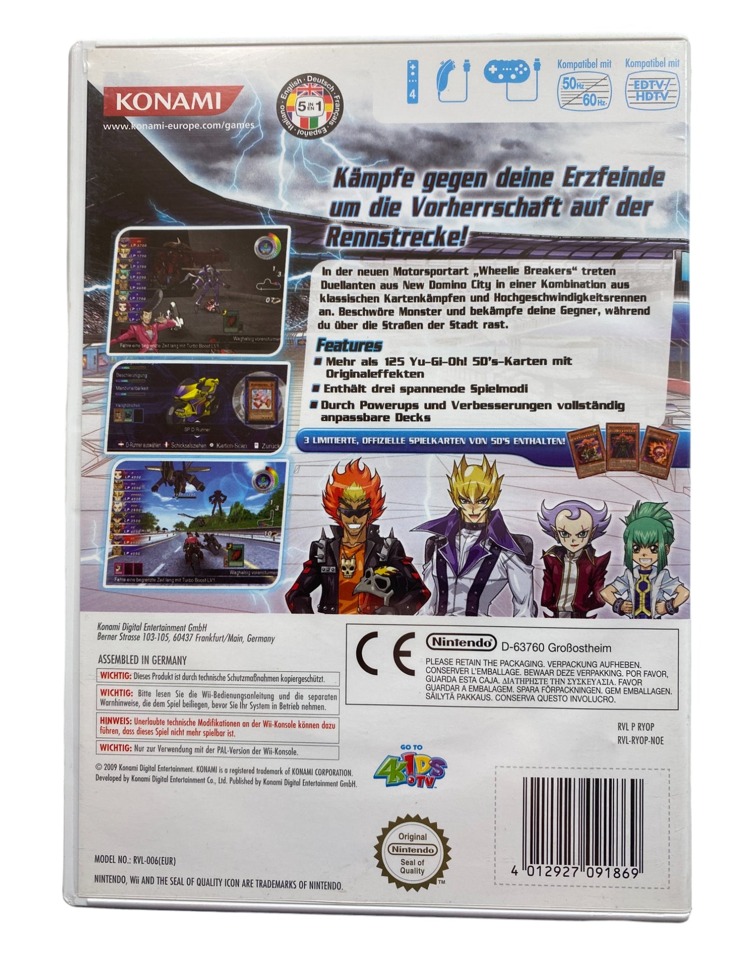 Yu-Gi-Oh!: 5D's Wheelie Breakers - Nintendo Wii