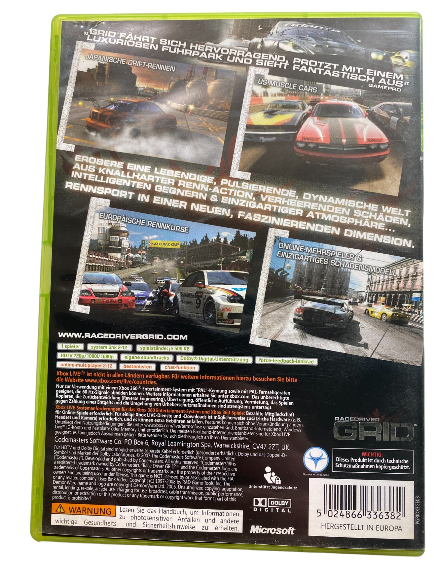 Race Driver: GRID - Xbox 360