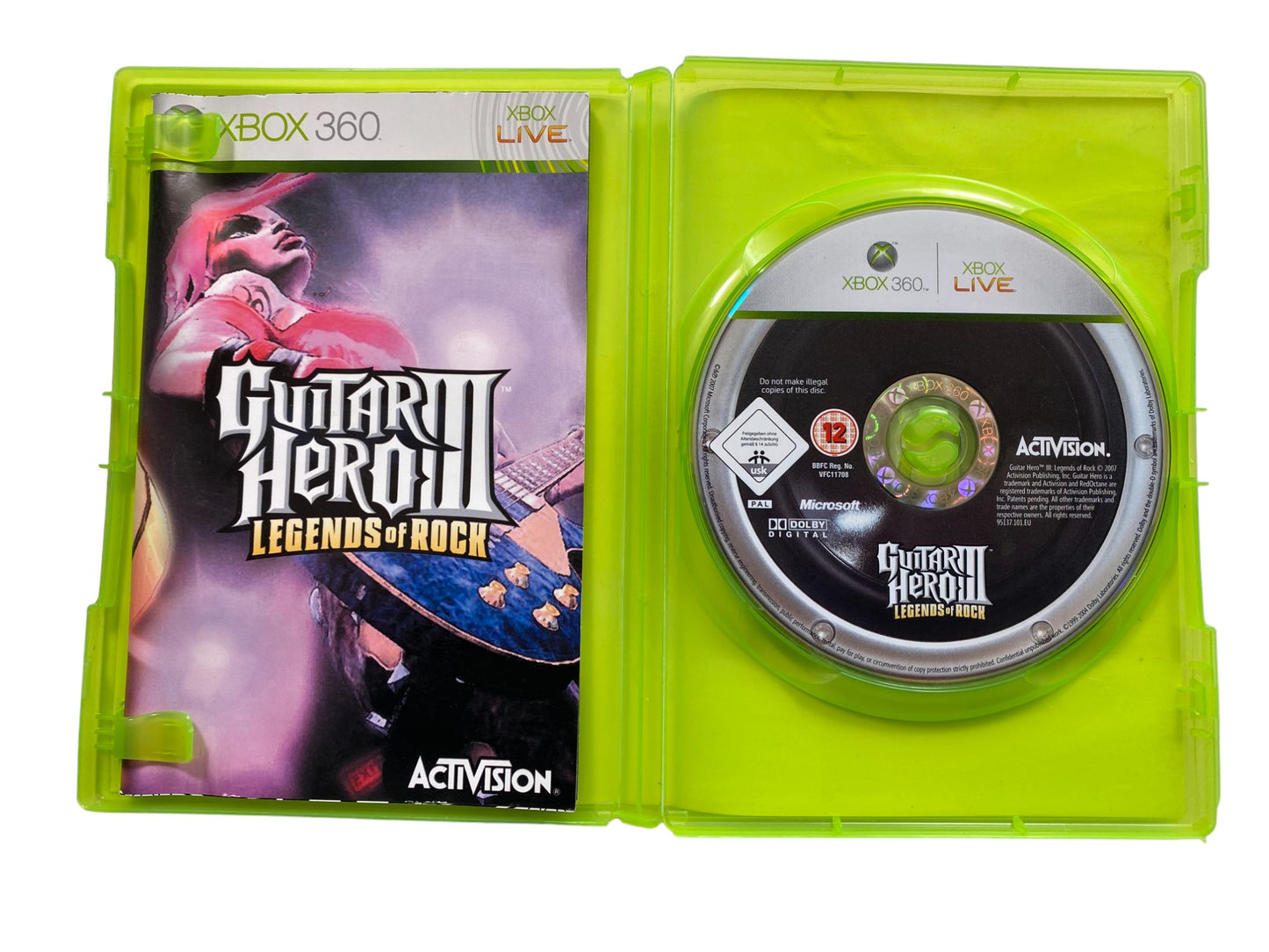 Guitar Hero III: Legends Of Rock - Xbox 360 (CD KRATZFREI)