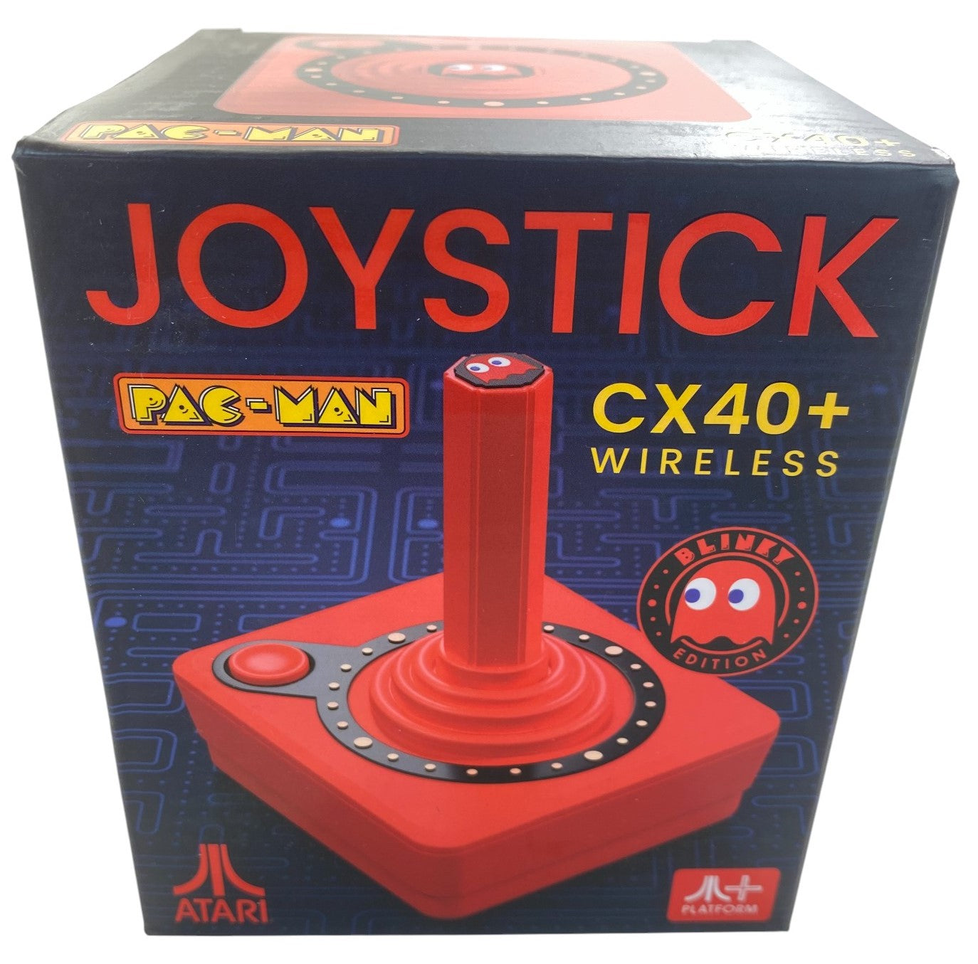 Atari 2600+ Pac-Man Edition Konsole + CX40+ Wireless Joysticks alle Farben (NEU)