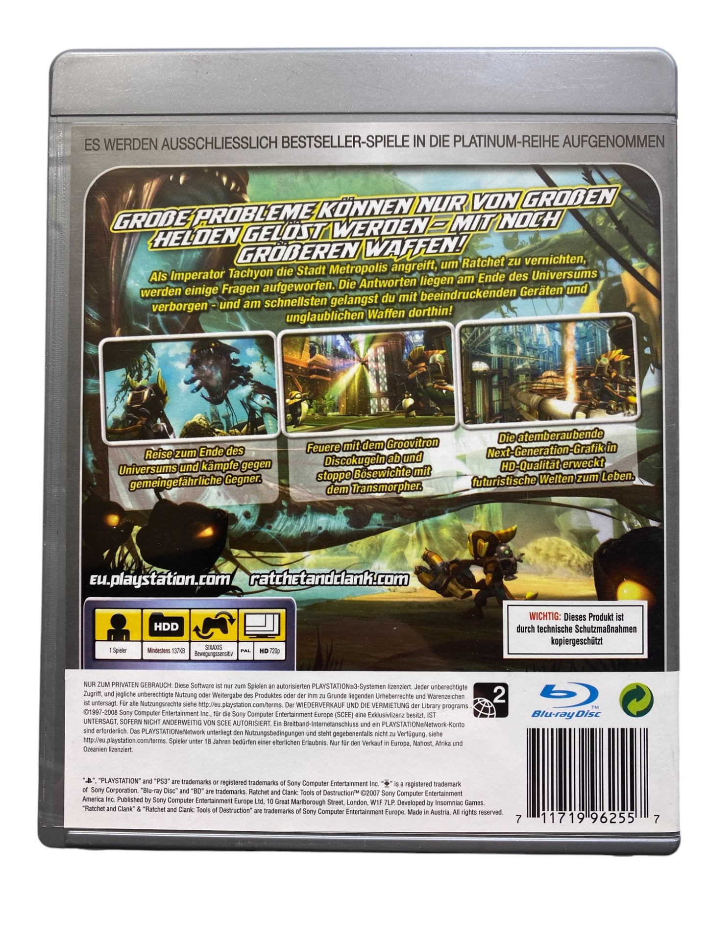 PS3 - Ratchet & Clank: Tools of Destruction - PlayStation 3 (CD KRATZFREI)