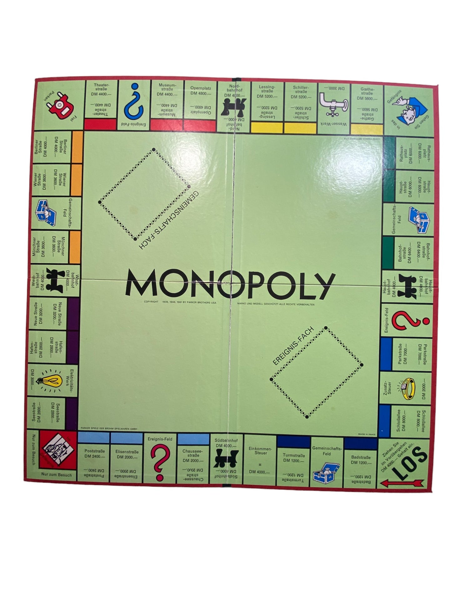 Monopoly - kleine DM Version - Brettspiel von Parker (KOMPLETT)