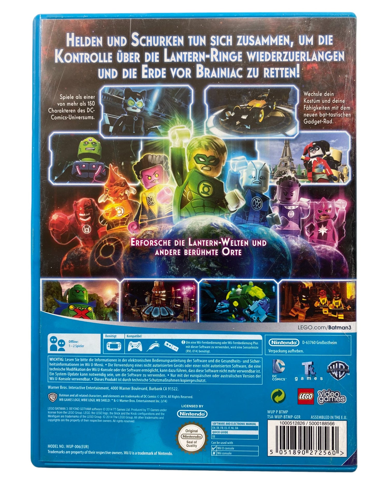 LEGO Batman 3: Jenseits von Gotham - Nintendo Wii U (CD KRATZFREI)