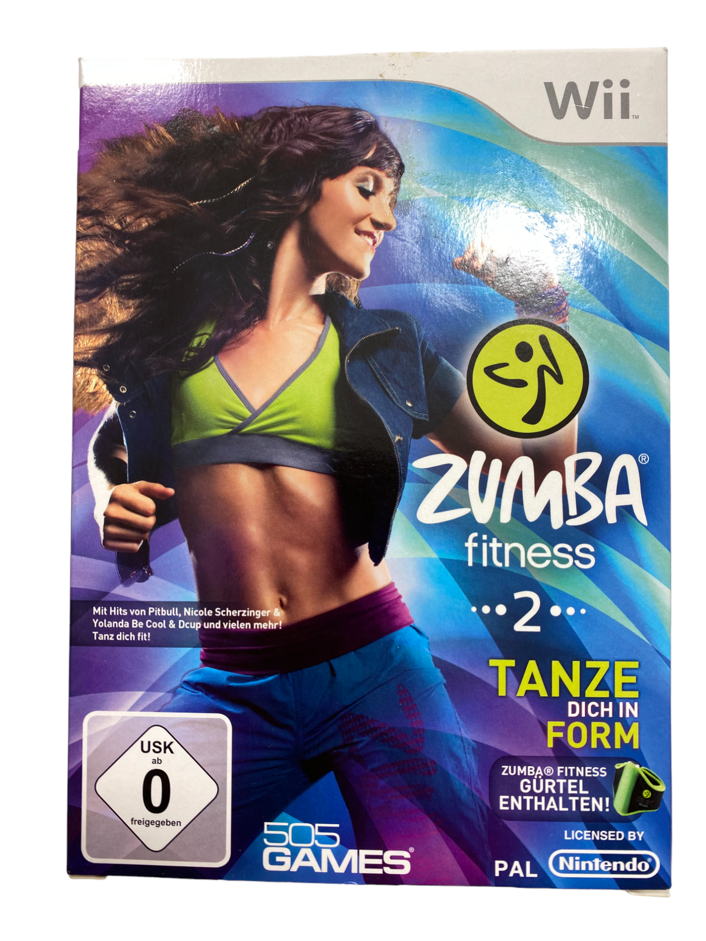 Zumba Fitness 2 inkl. Fitness Gürtel - Nintendo Wii (OVP)