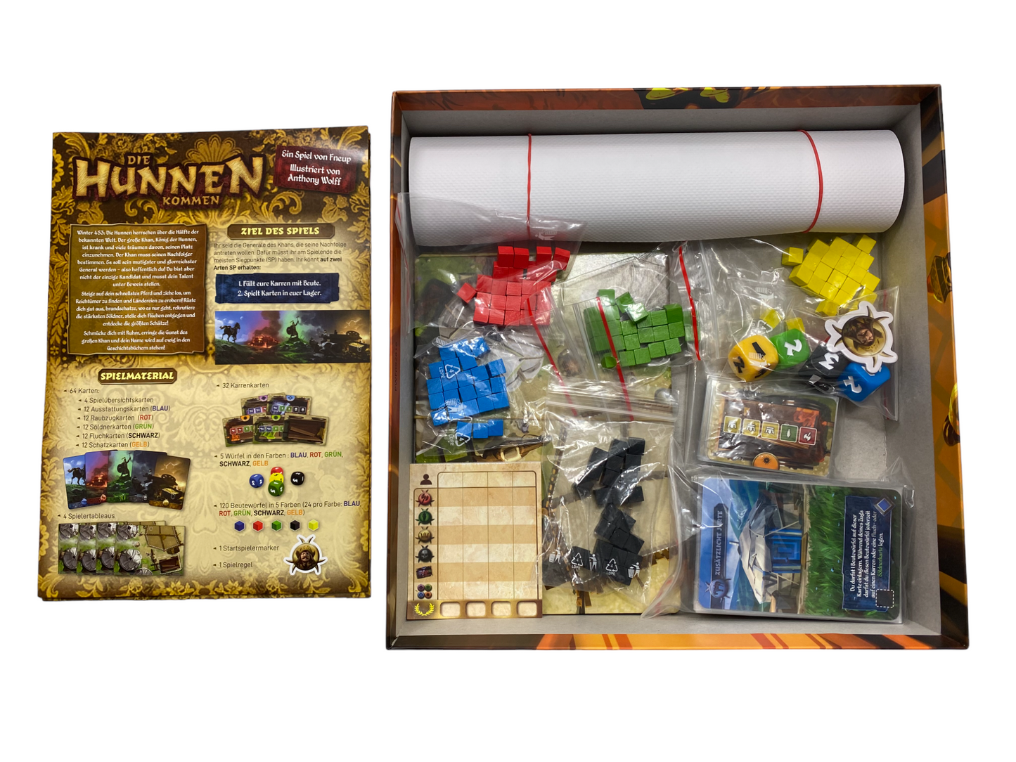 Die Hunnen kommen - Brettspiel (KOMPLETT)