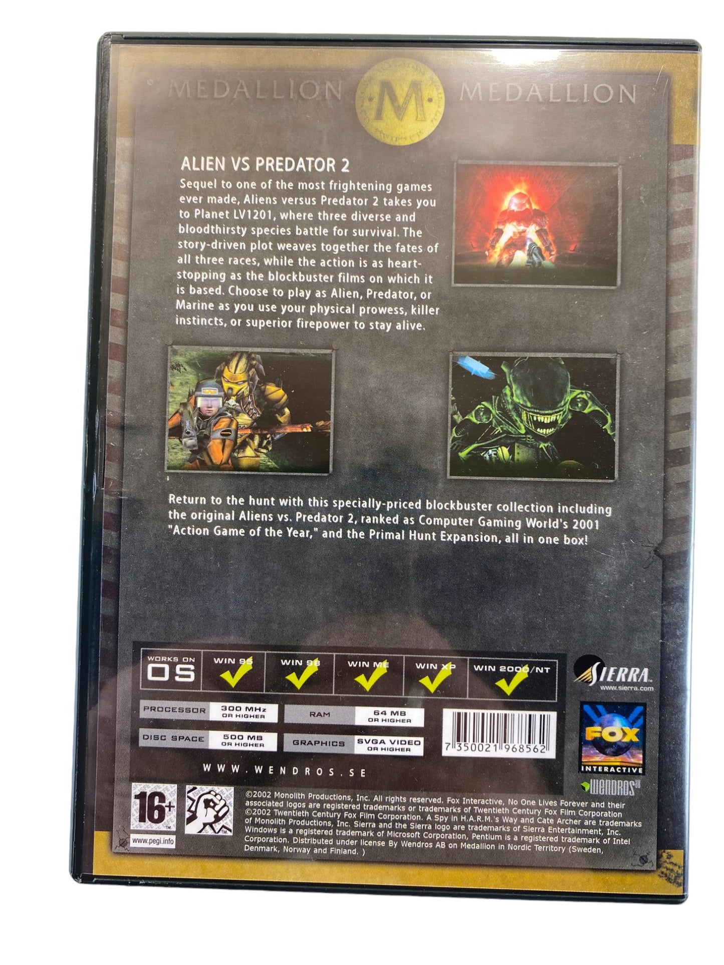 Aliens vs. Predator 2 - PC (Medallion)