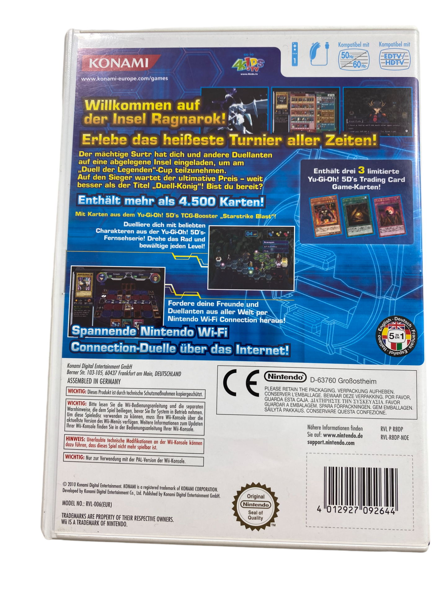 Yu-Gi-Oh!: 5D´s Master of the Cards - Nintendo Wii