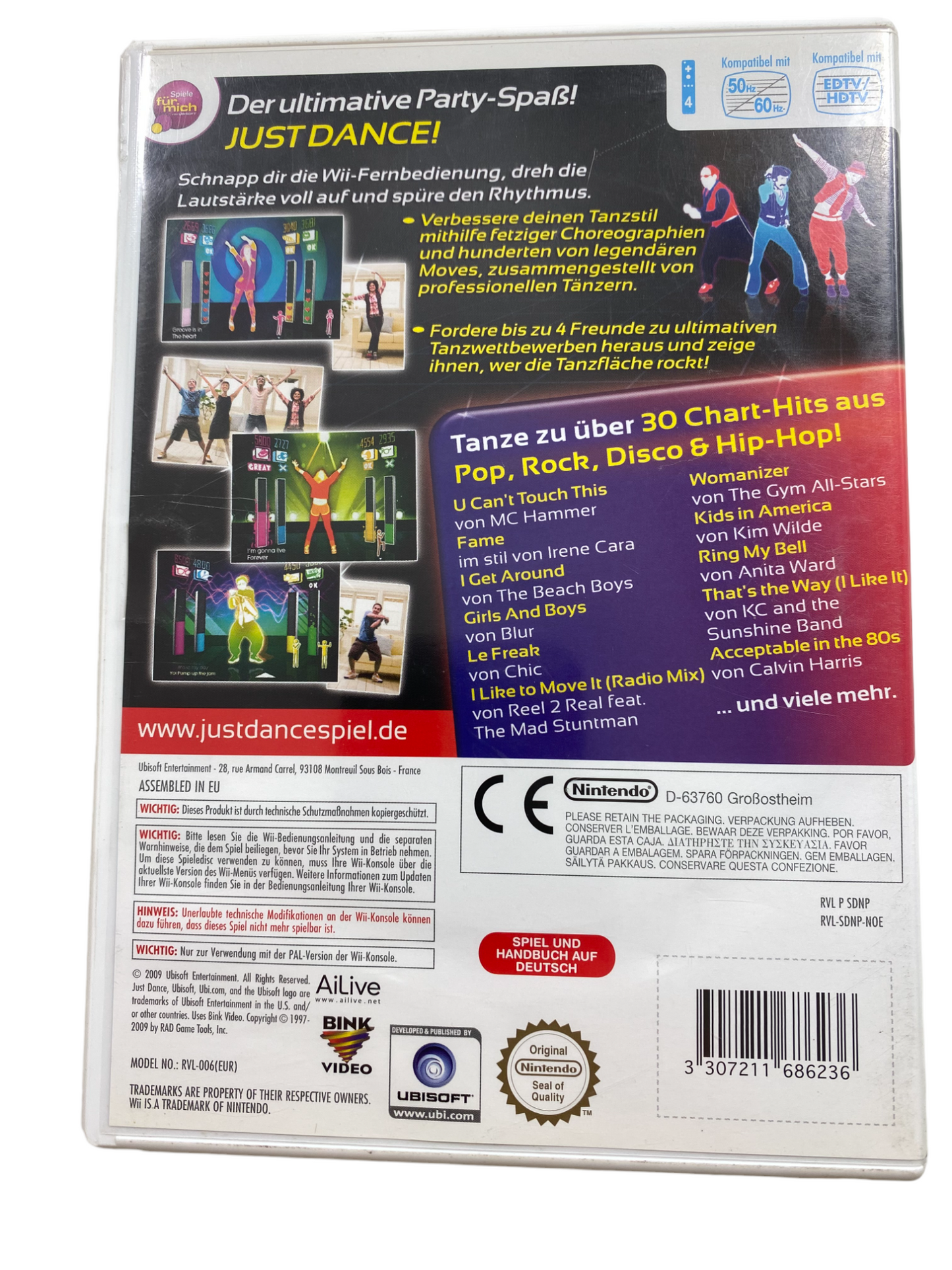 Just Dance - Nintendo Wii (CD KRATZFREI)