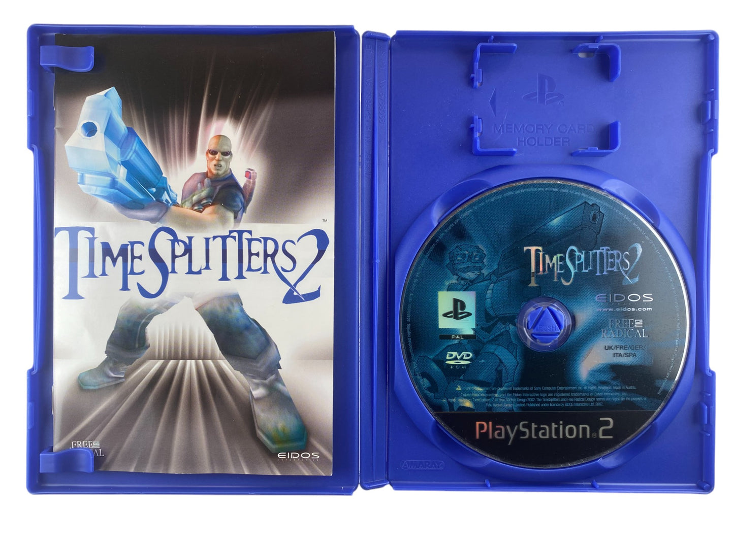 PS2 - TimeSplitters 2 - PlayStation 2 (CD KRATZFREI)