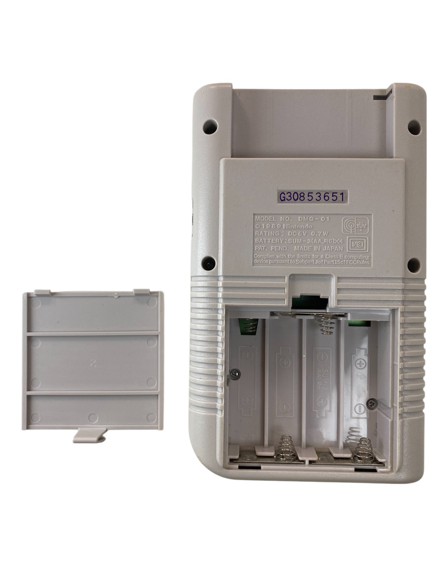 Nintendo Game Boy Classic Konsole - Grau (DMG-01) Scheibe Neu