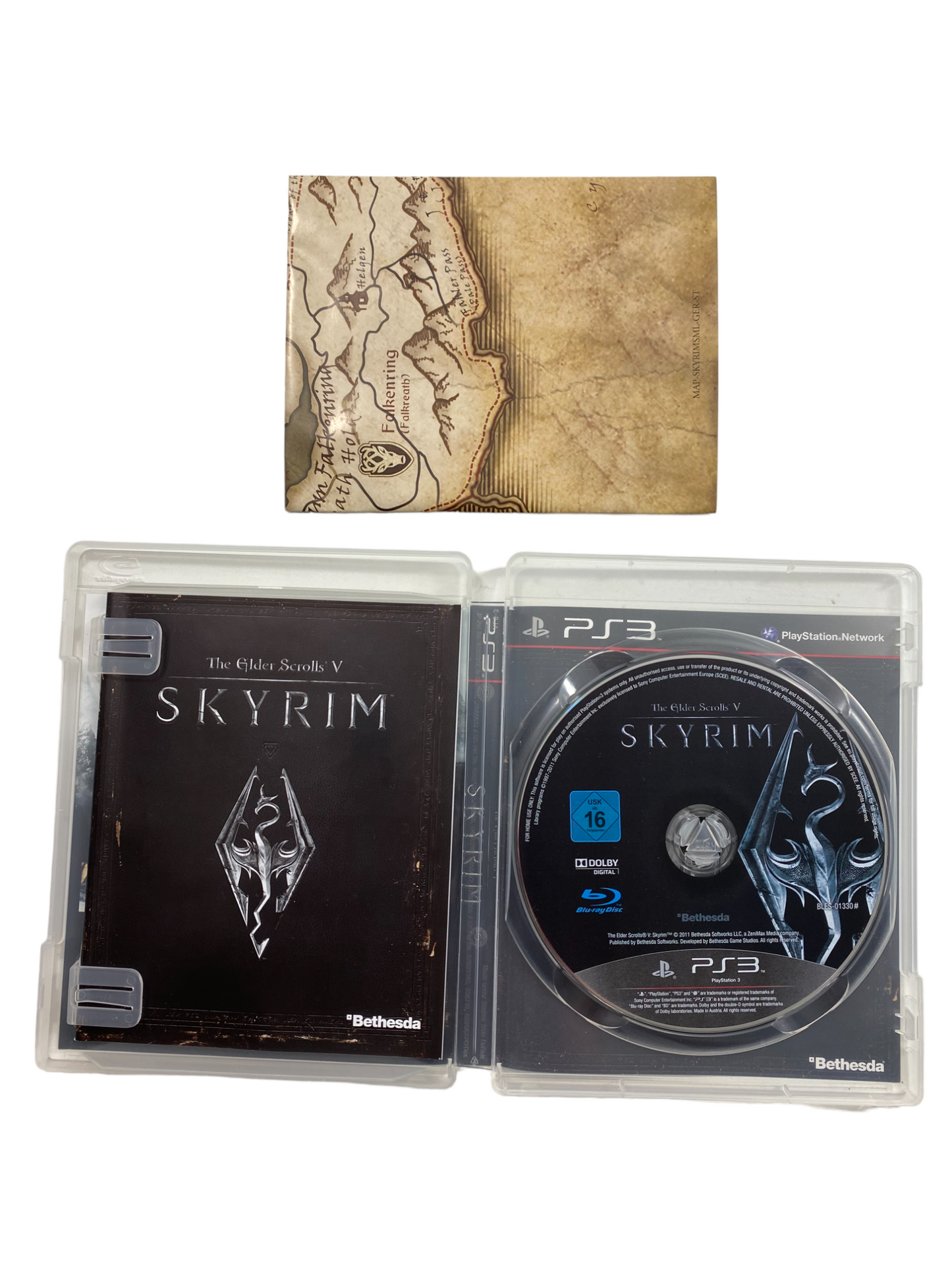 PS3 - The Elder Scrolls V - Skyrim - Playstation 3 (inkl. Karte)