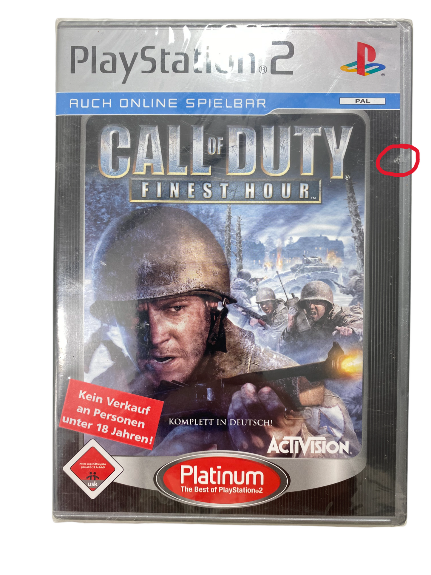 PS2 - Call Of Duty: Finest Hour - PlayStation 2 (SEALED)