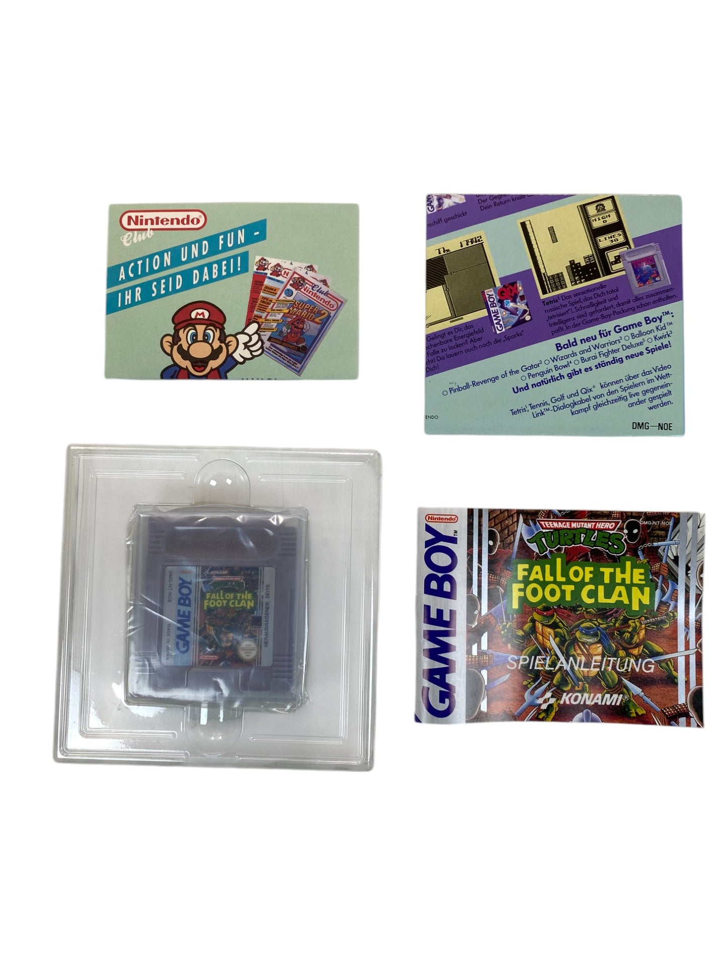 Teenage Mutant Hero Turtles: Fall of the Foot Clan - Game Boy (CIB) Neuwertig!