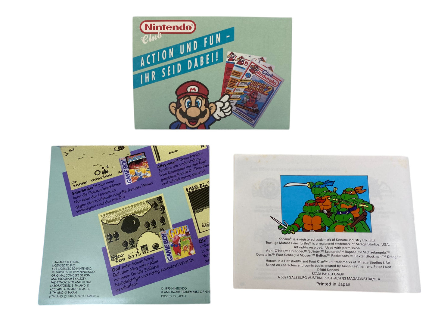 Teenage Mutant Hero Turtles: Fall of the Foot Clan - Game Boy (CIB) Neuwertig!