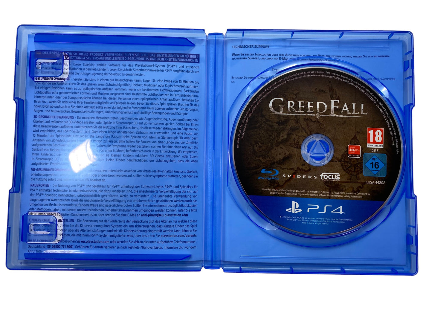 PS4 - Greed Fall - Playstation 4 (CD KRATZFREI)
