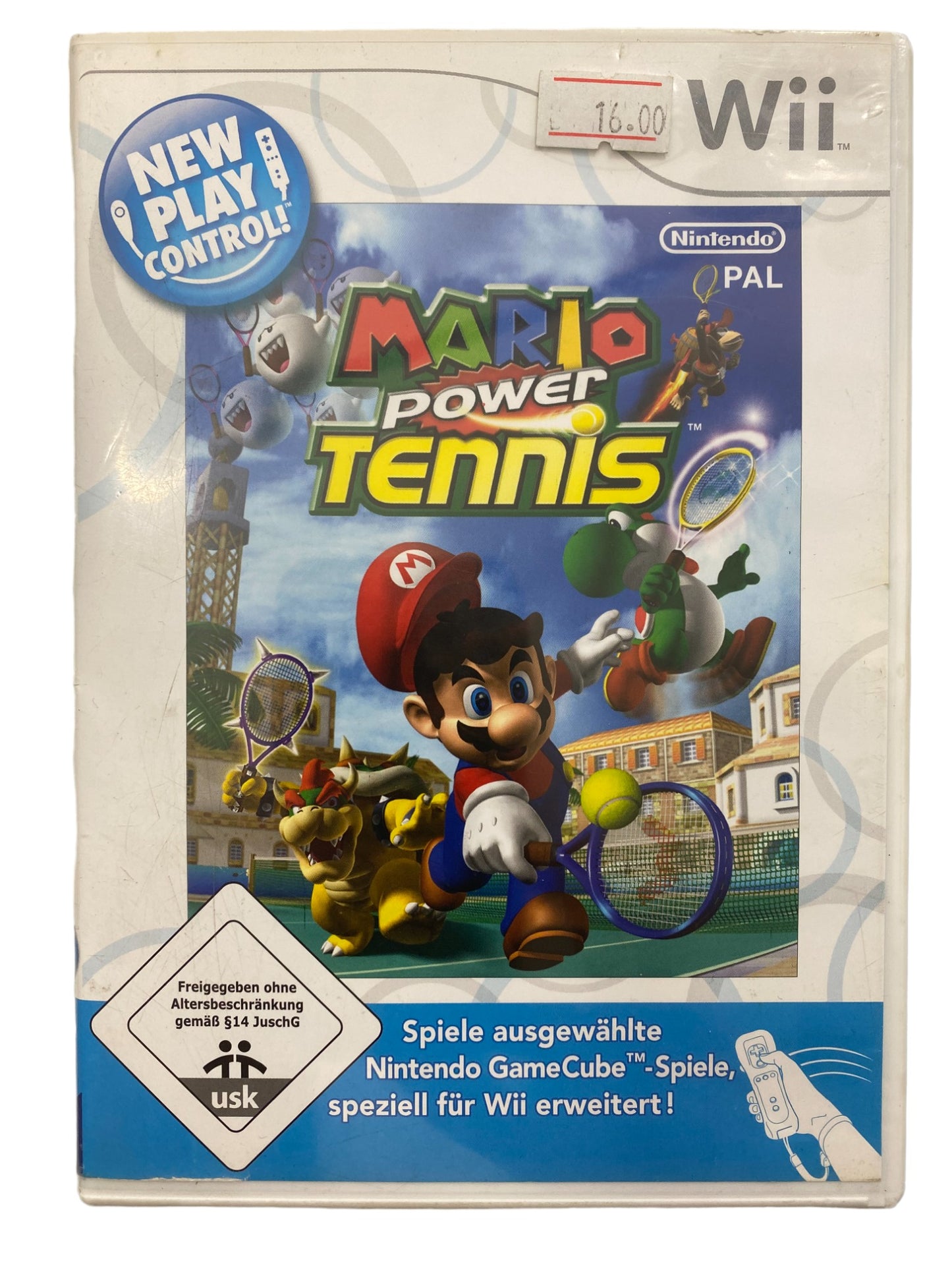 Mario Power Tennis - Nintendo Wii (CD KRATZFREI)