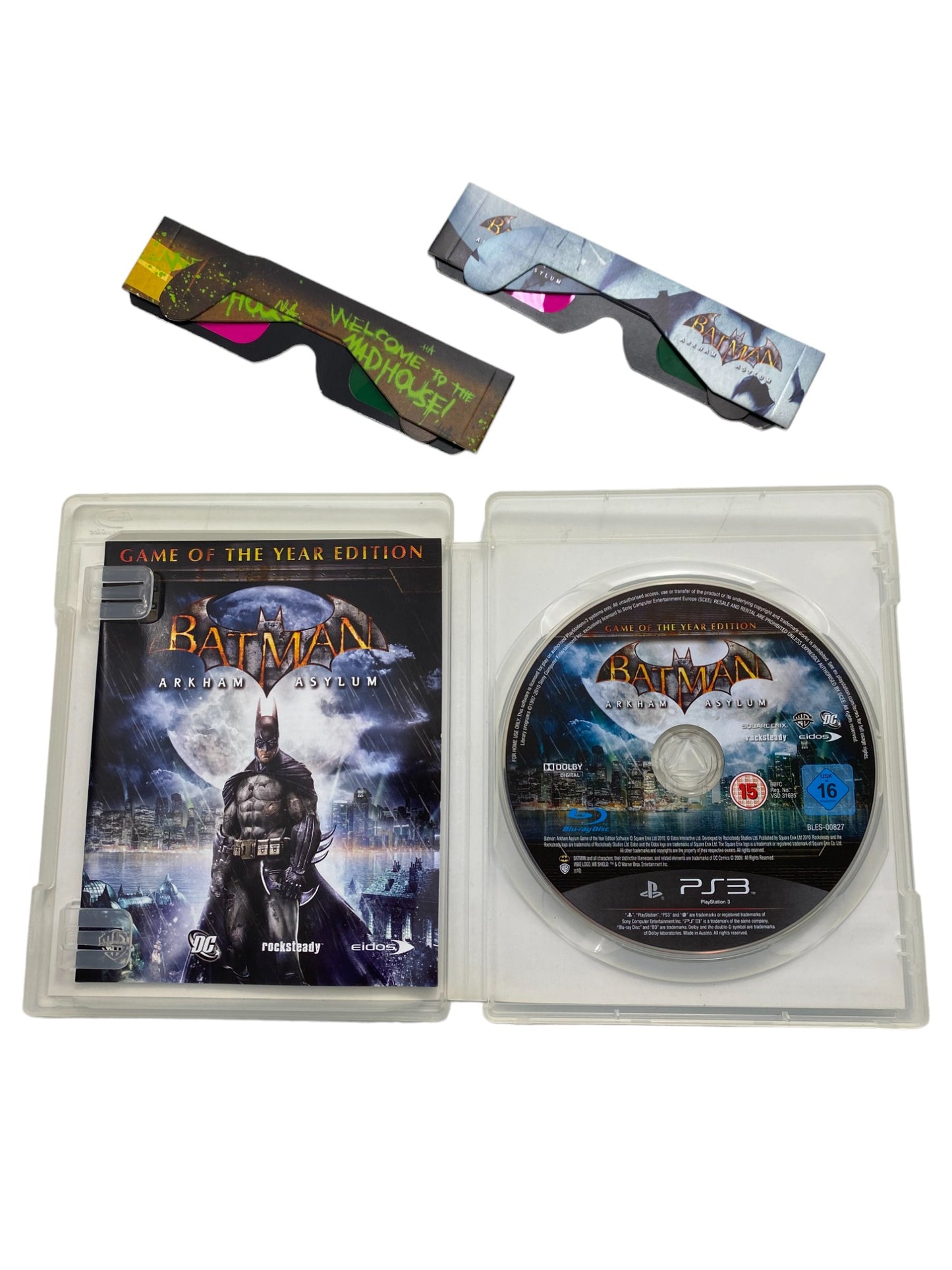 Batman: Arkham Asylum - Game Of The Year Edition - PS3 (inkl. 2x 3D-Brille)