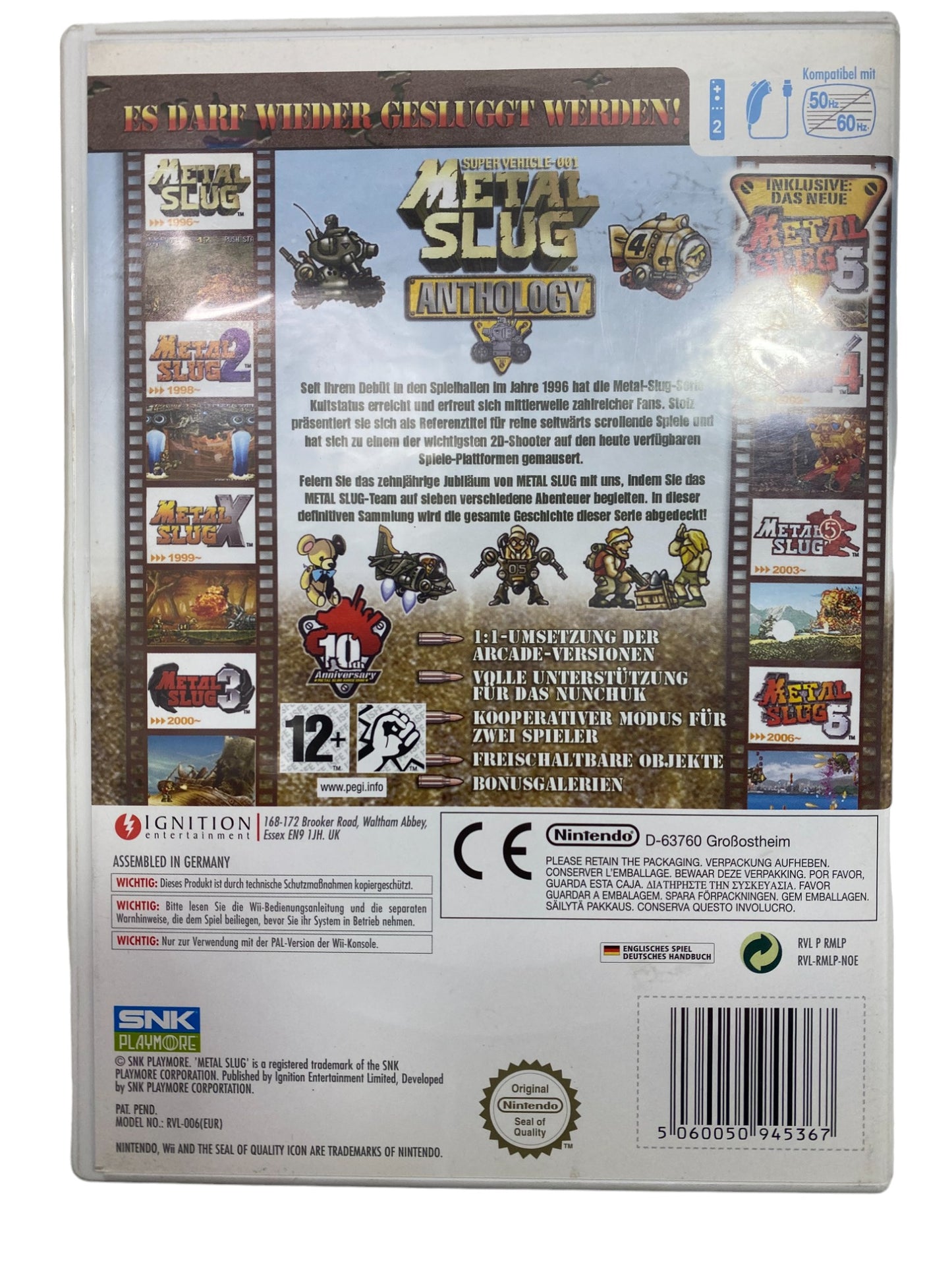 Metal Slug Anthology - Nintendo Wii