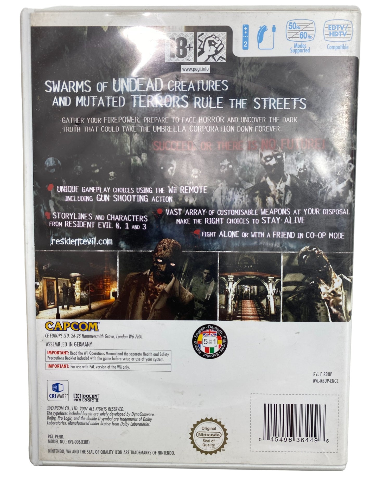 Resident Evil - The Umbrella Chronicles - Nintendo Wii