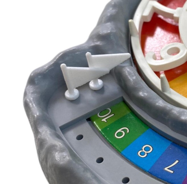 2x Fahne / Flagge für Spiel des Lebens von MB als Ersatzteil