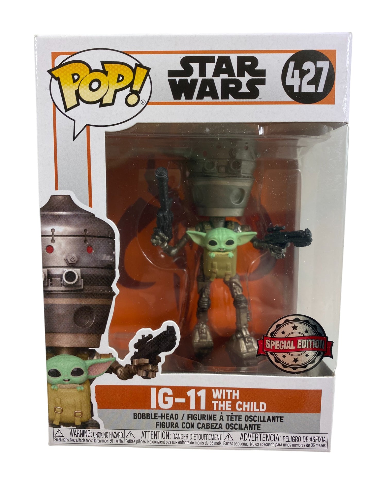 Funko Pop Star Wars 427 - IG-11 With the Child (OVP)
