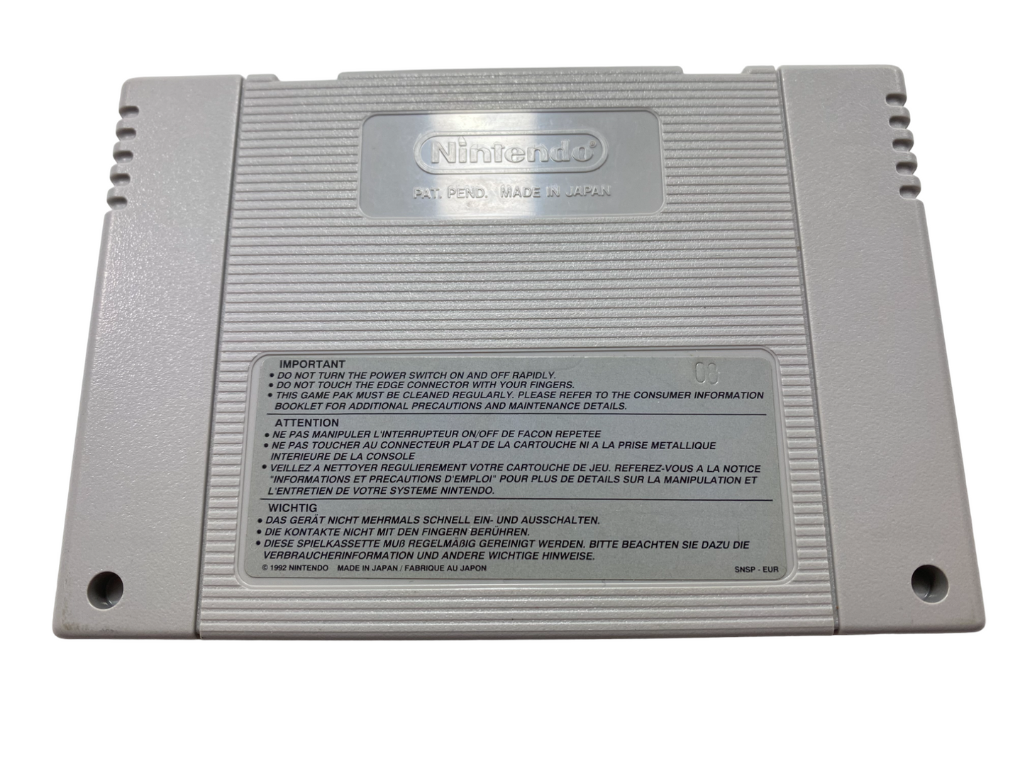 SNES - MEGA MAN X3 - Super Nintendo (Original)