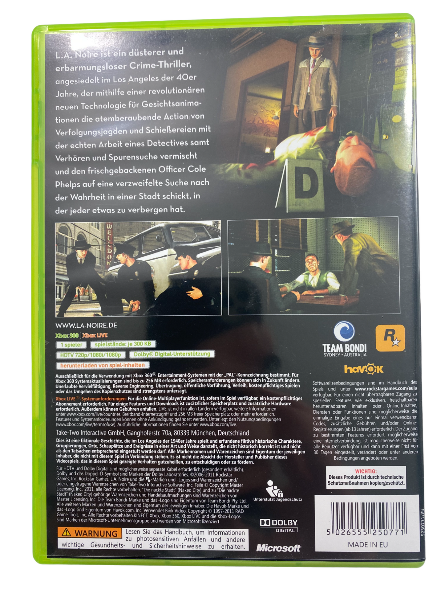 L.A. Noire - Xbox 360