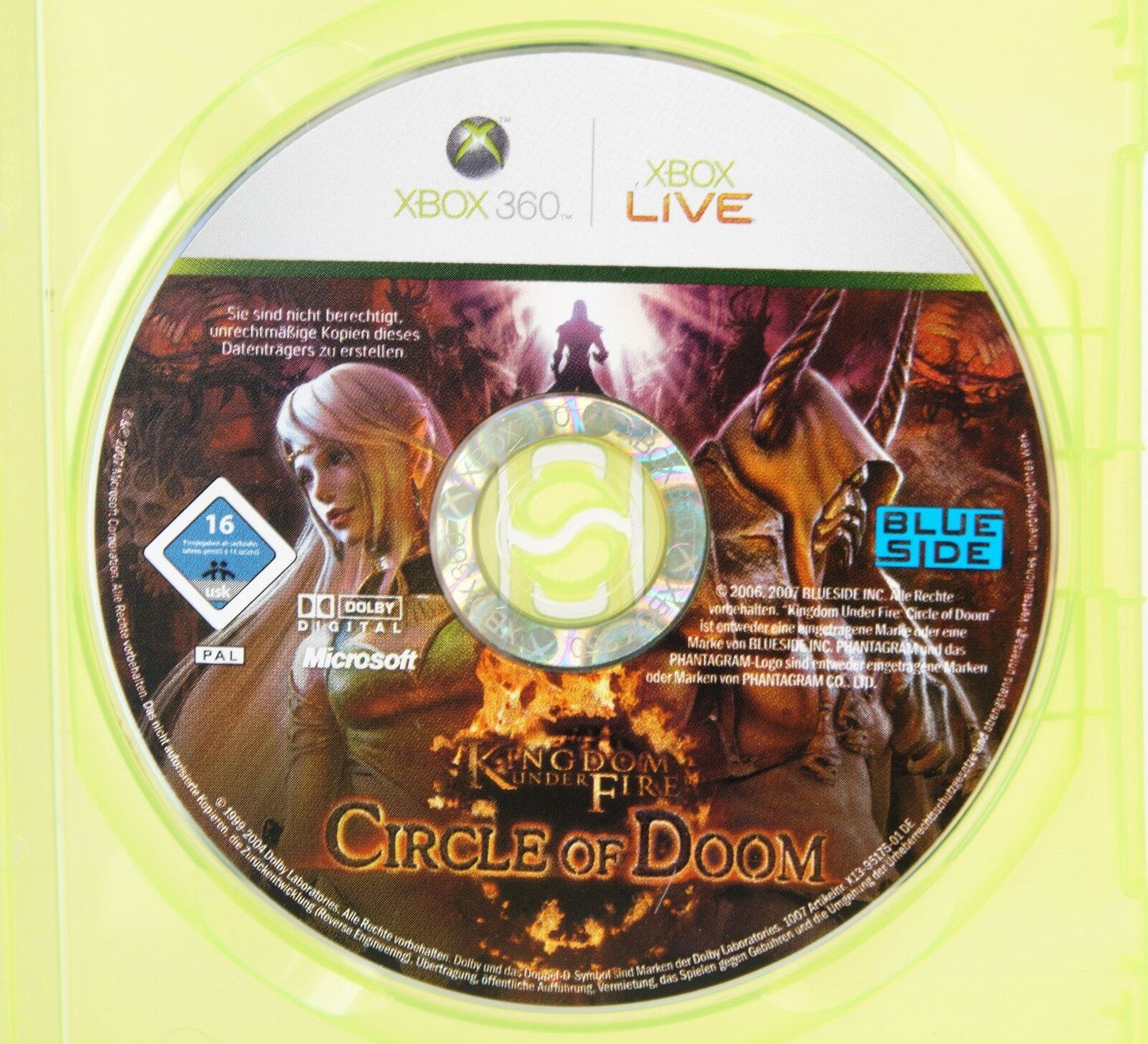 Kingdom under Fire: Circle of Doom - Xbox 360 (CD only)