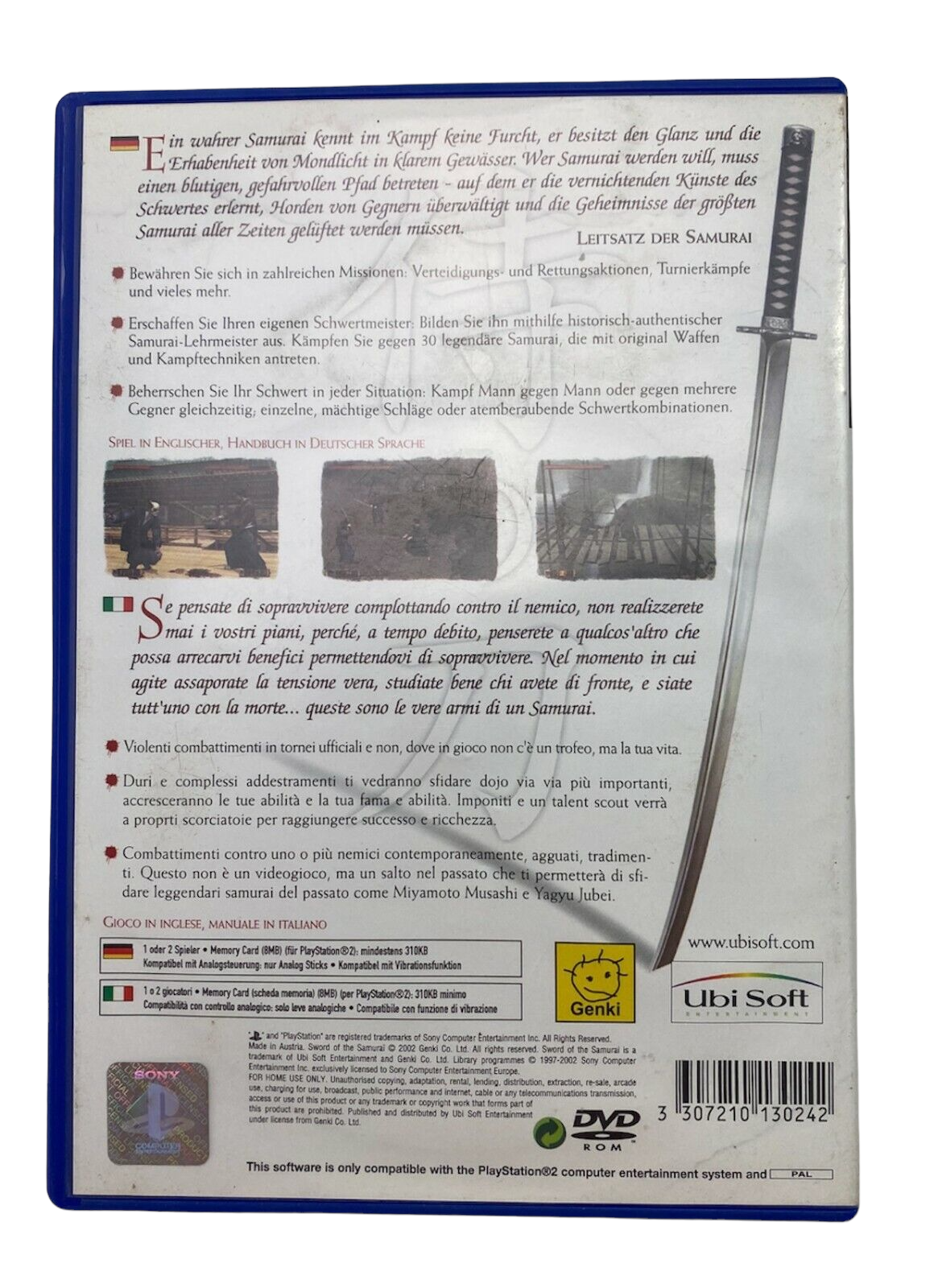 Sword of the Samurai - Playstation 2