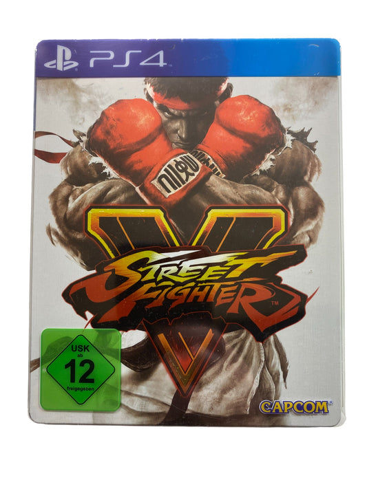 PS4 - Street Fighter V - Steelbook - Playstation 4 (CD KRATZFREI)