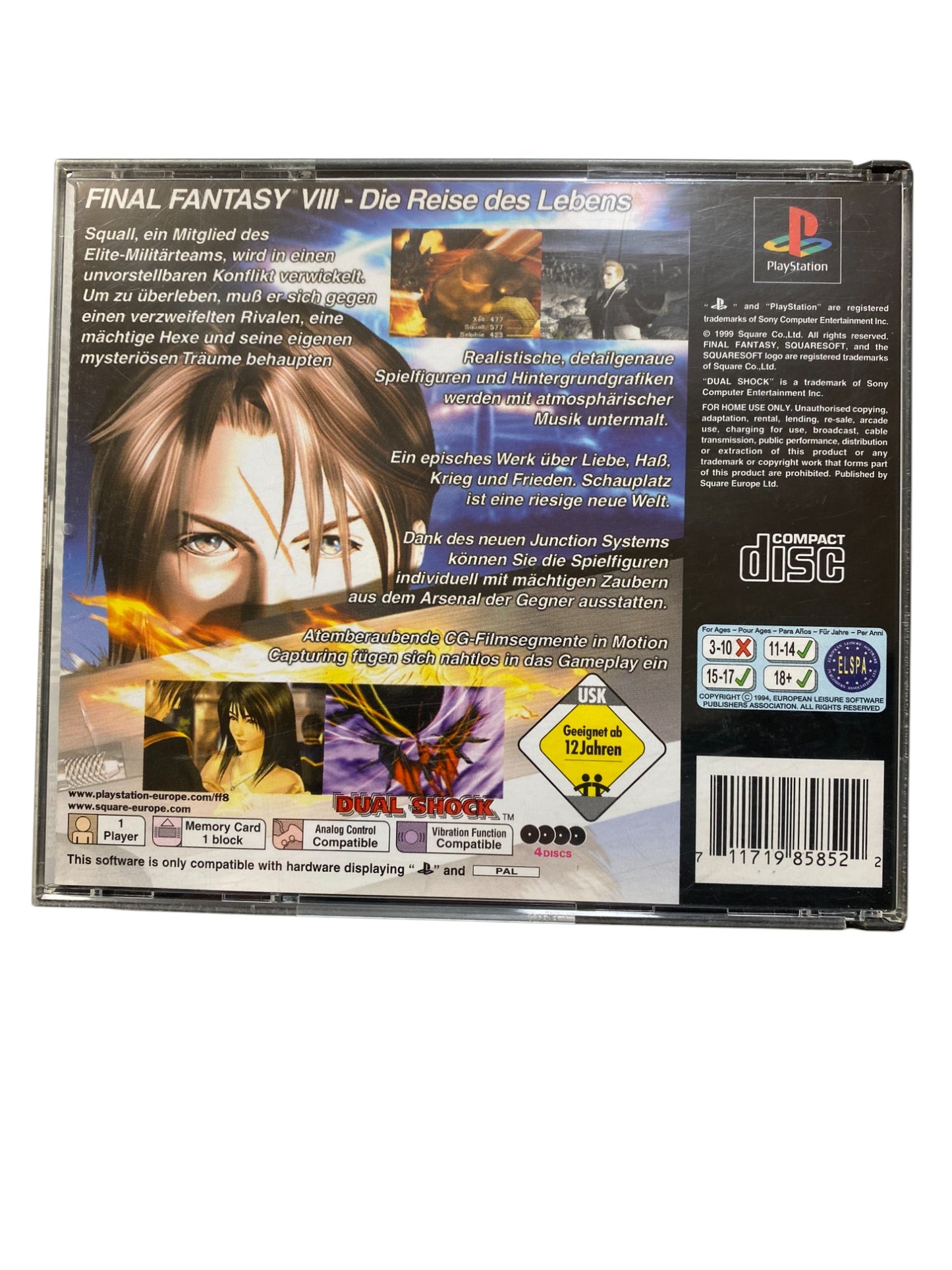 PS1 - Final Fantasy VIII - Playstation 1