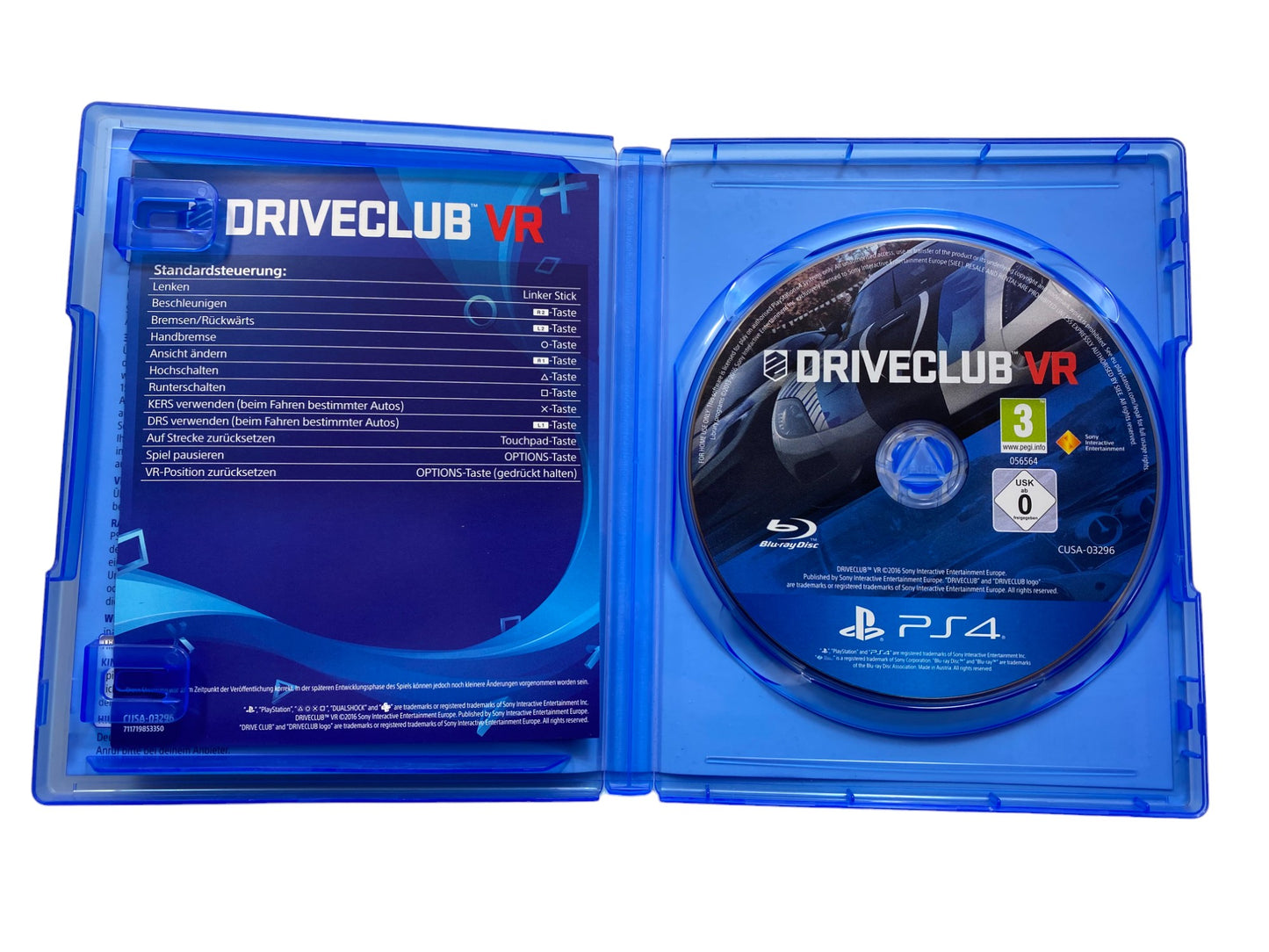 PS4 - Driveclub VR - PlayStation 4 (CD KRATZFREI)