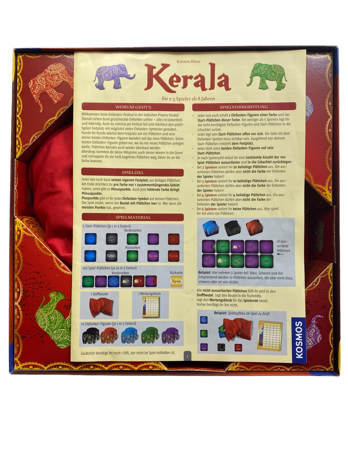 Kerala - Brettspiel von Kosmos (KOMPLETT)