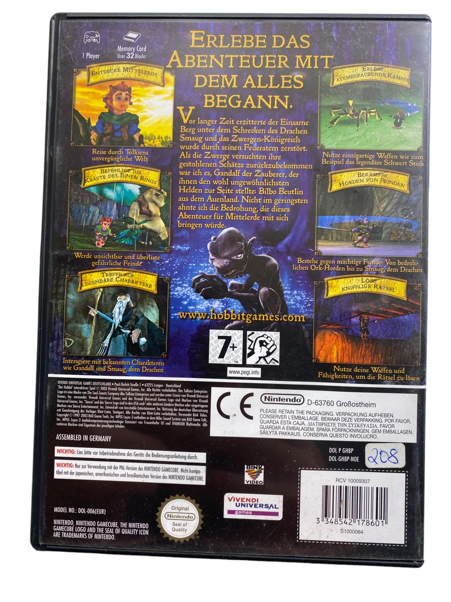 Der Hobbit-Die Vorgeschichte zu "Der Herr der Ringe" - Nintendo GameCube