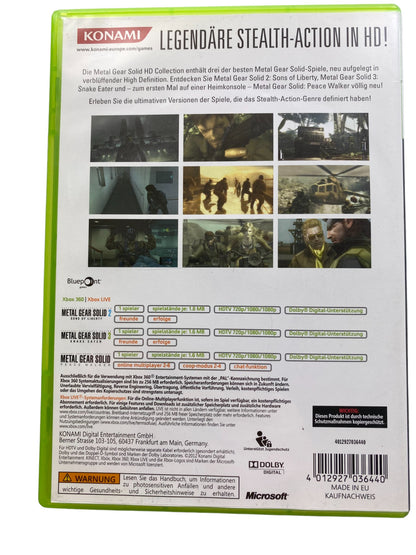 Metal Gear Solid HD Collection - Xbox 360