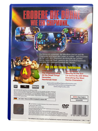 PS2 - Alvin und die Chipmunks - Der Kinofilm - Playstation 2