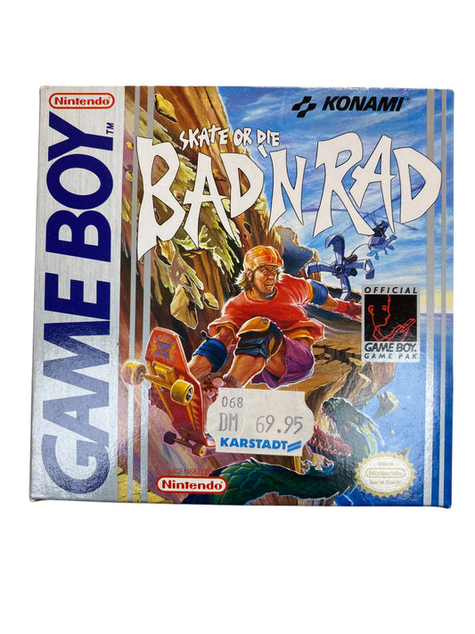 Skate or die Bad´n Rad - Game Boy (CIB) Top-Zustand