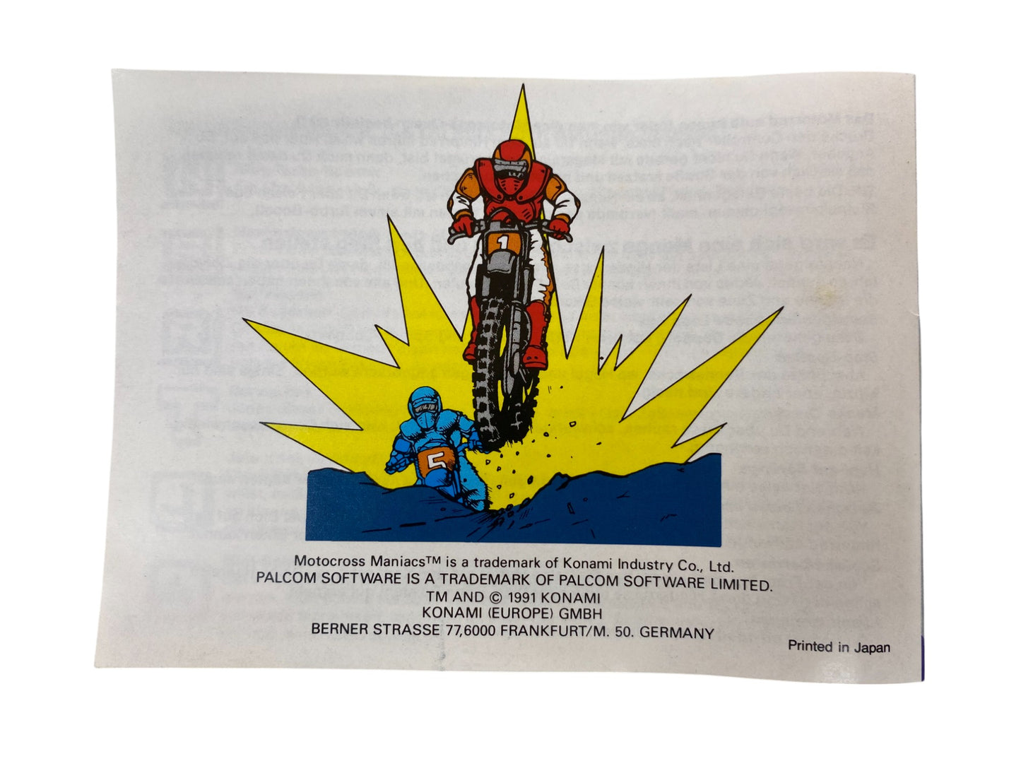 Motocross Maniacs - Nintendo Game Boy (CIB) Top-Zustand