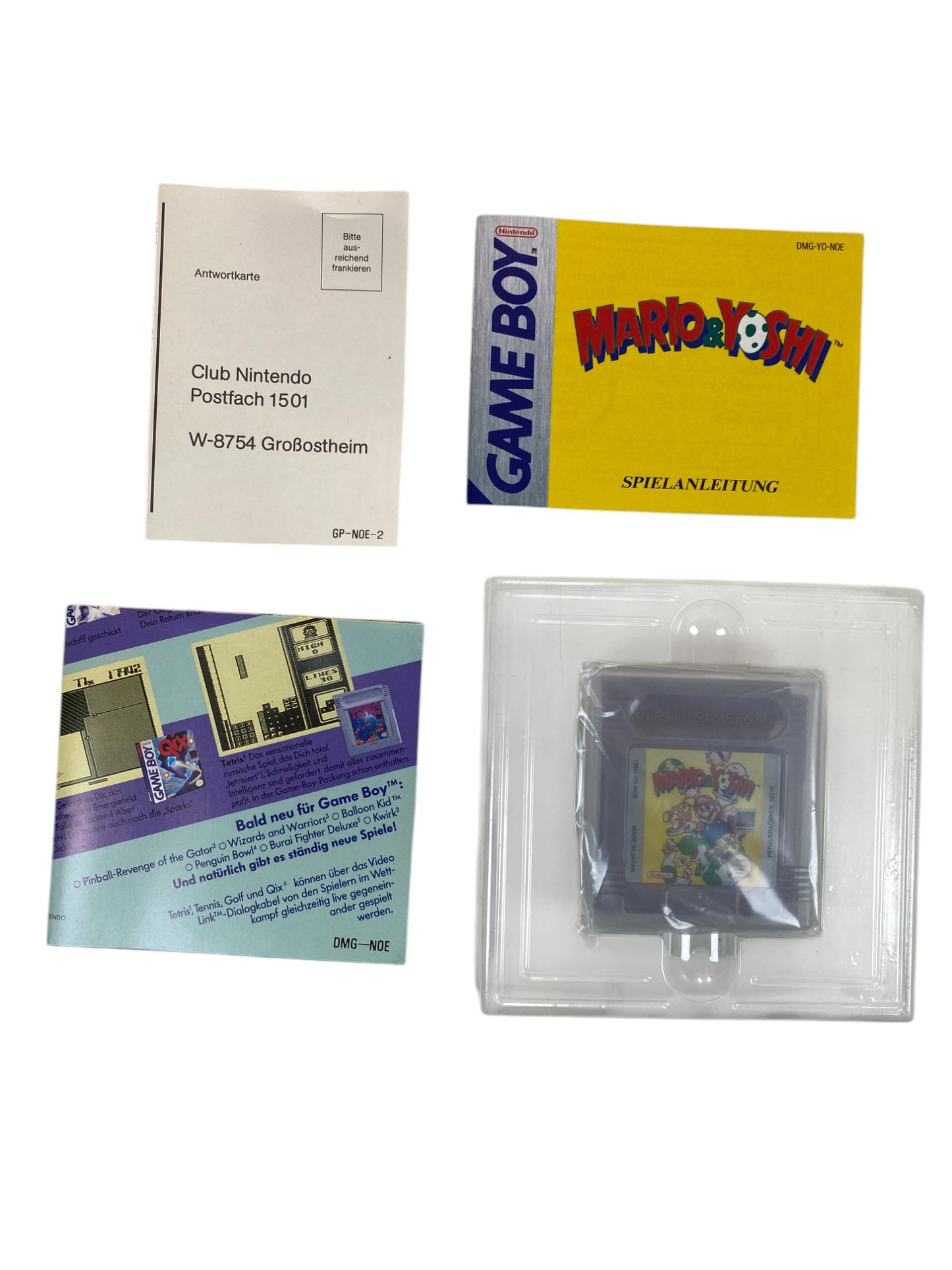 Mario & Yoshi - Nintendo Game Boy (CIB) Neuwertig / Mint!