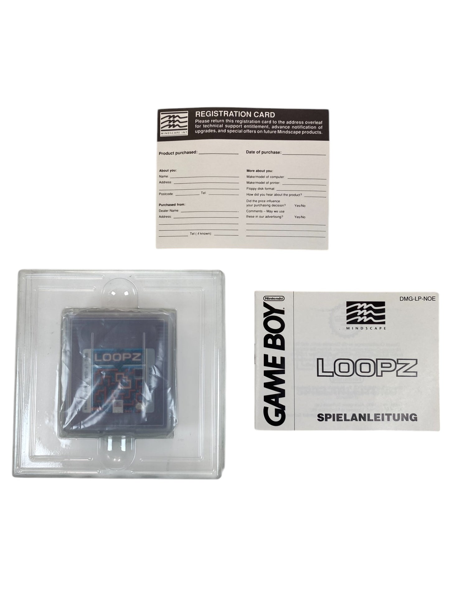 Loopz - Nintendo Game Boy (CIB) Neuwertig / Mint!