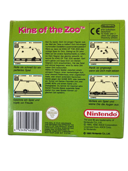 King of the Zoo - Nintendo Game Boy (CIB) Neuwertig / Mint!