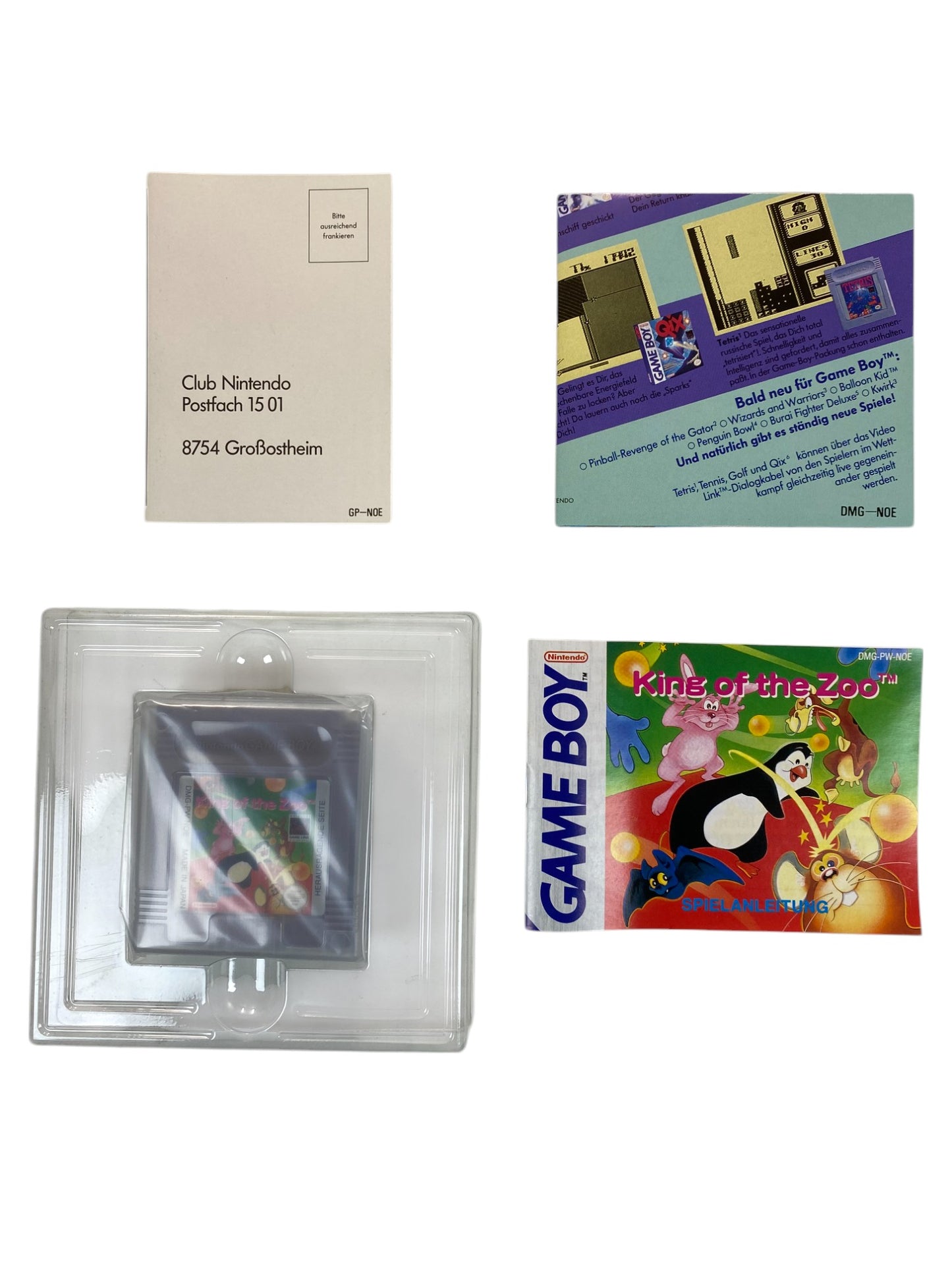 King of the Zoo - Nintendo Game Boy (CIB) Neuwertig / Mint!