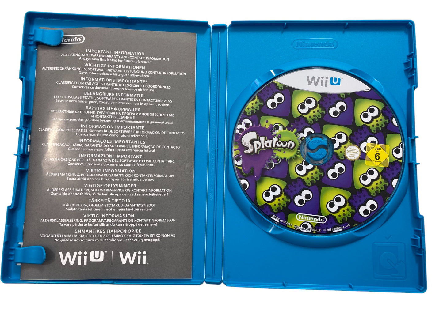 Splatoon - Nintendo Wii U (CD KRATZFREI)