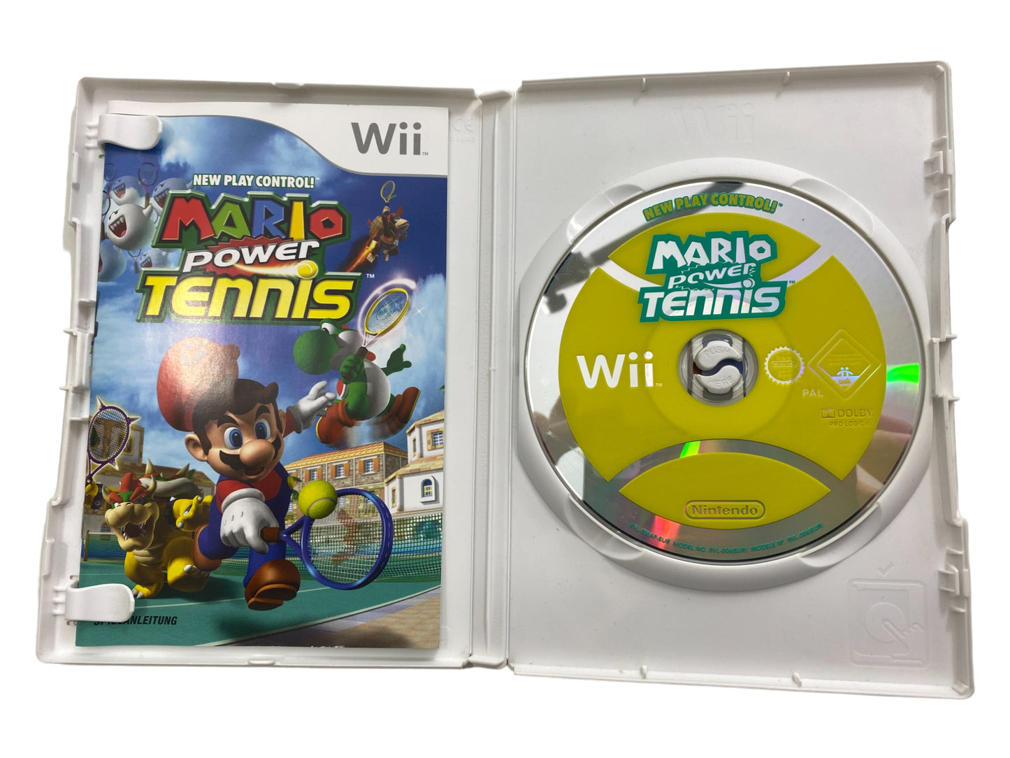 Mario Power Tennis - Nintendo Wii (CD KRATZFREI)