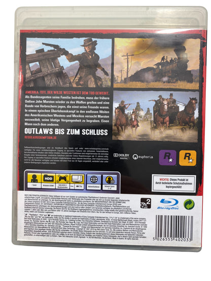 PS3 - Red Dead Redemption - PlayStation 3 - inkl. Karte! (CD KRATZFREI)