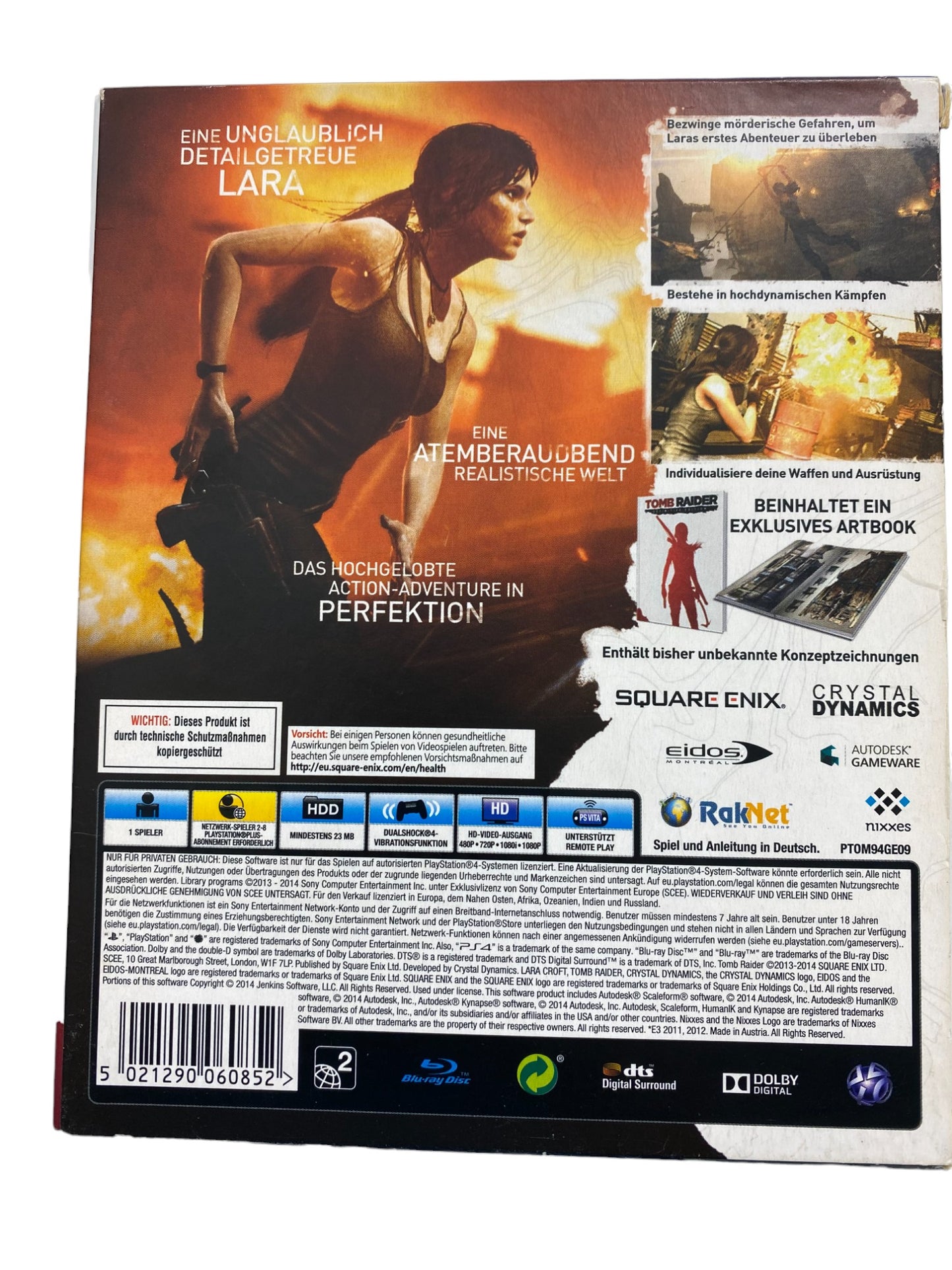 PS4 - Tomb Raider - Definitive Edition inkl. Artbook - PlayStation 4 (CD KRATZFREI)