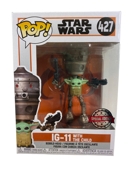 Funko Pop Star Wars 427 - IG-11 With the Child (OVP)