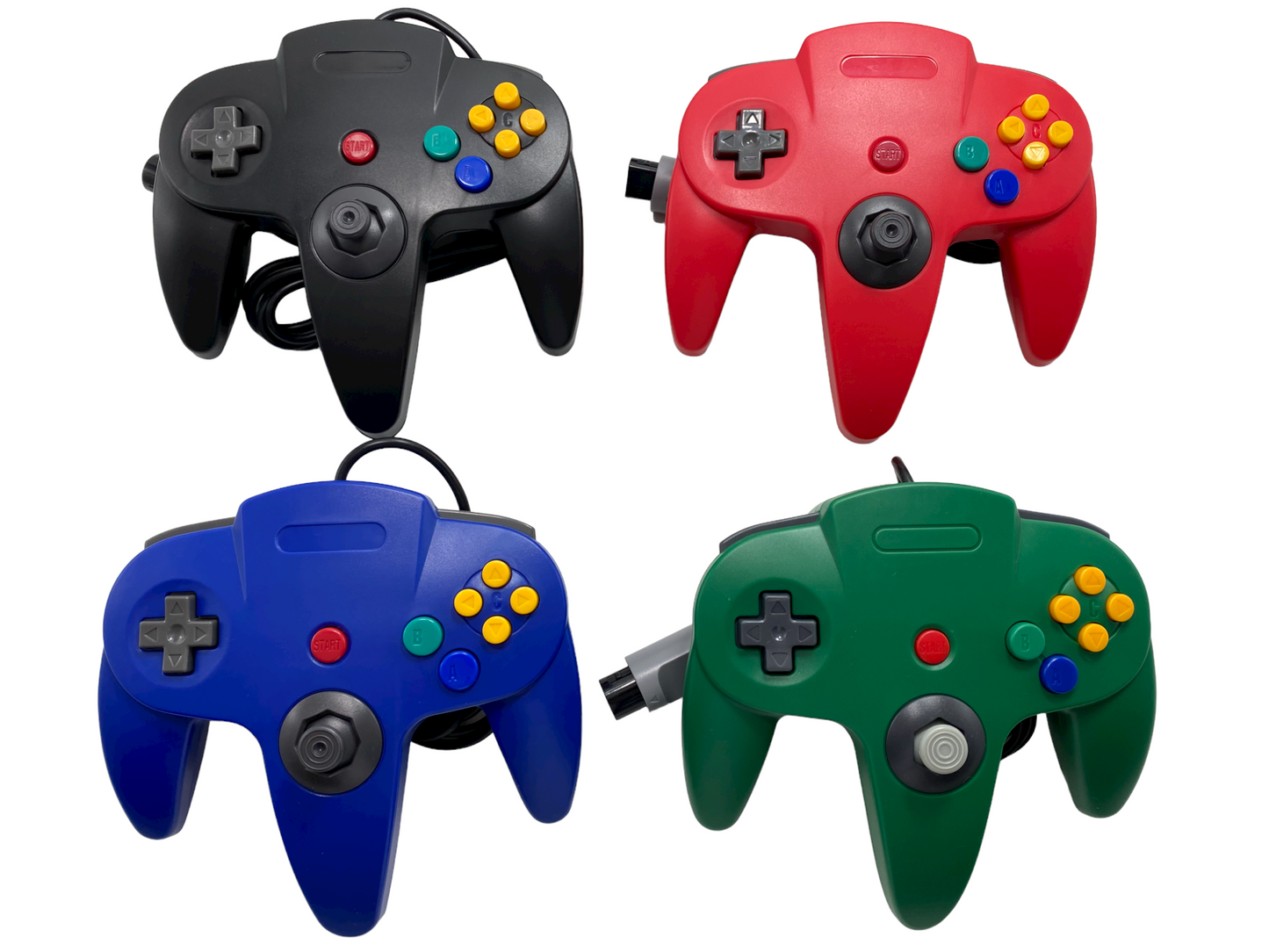 Nintendo 64 / N64 Konsole + 4 Controller + Mario Kart 64 inkl. Kabel