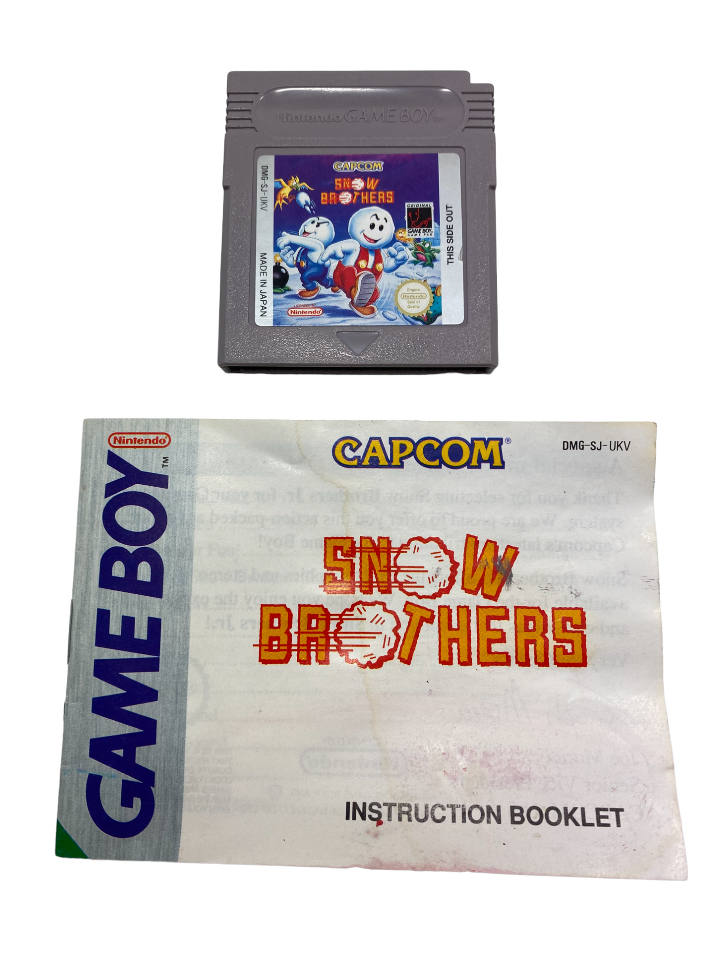 Snow Brothers - Game Boy - inkl. Spielanleitung